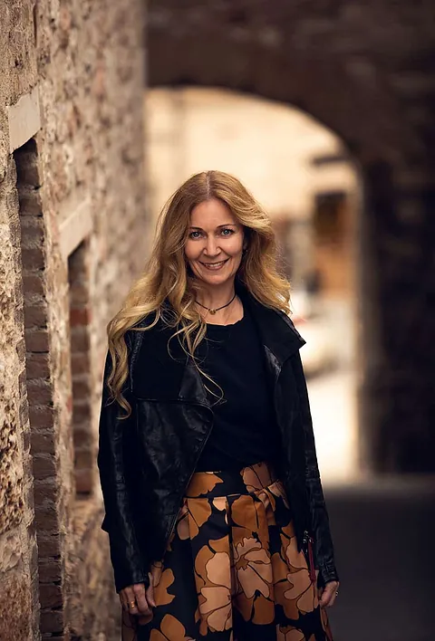 Porträt von Nadja Parisi in Assisi